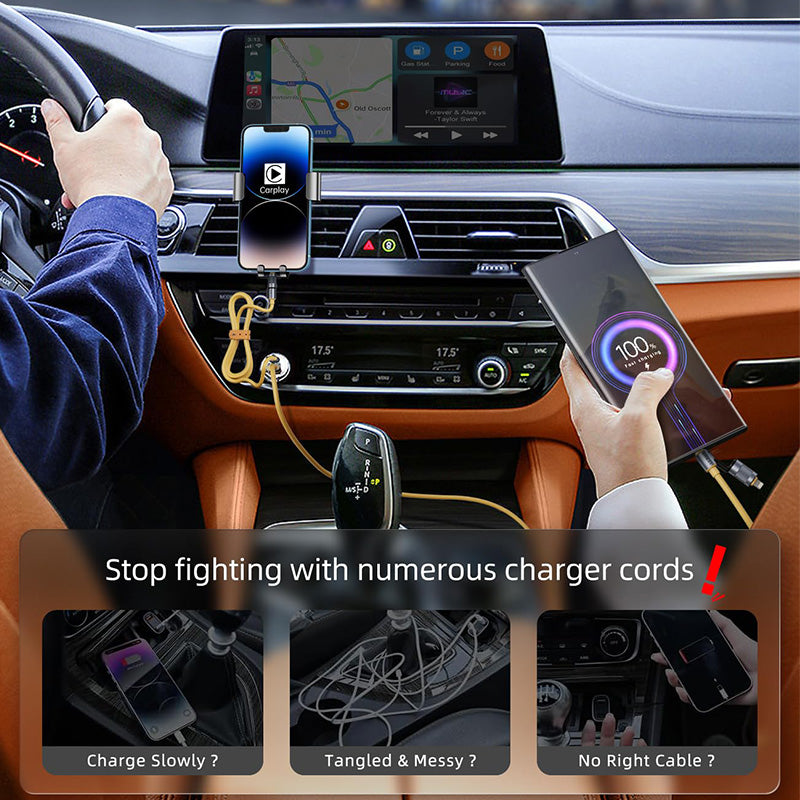 Frendorf | 4-in-1 Multi-Funktions-Ladekabel - 120W Schnellladung