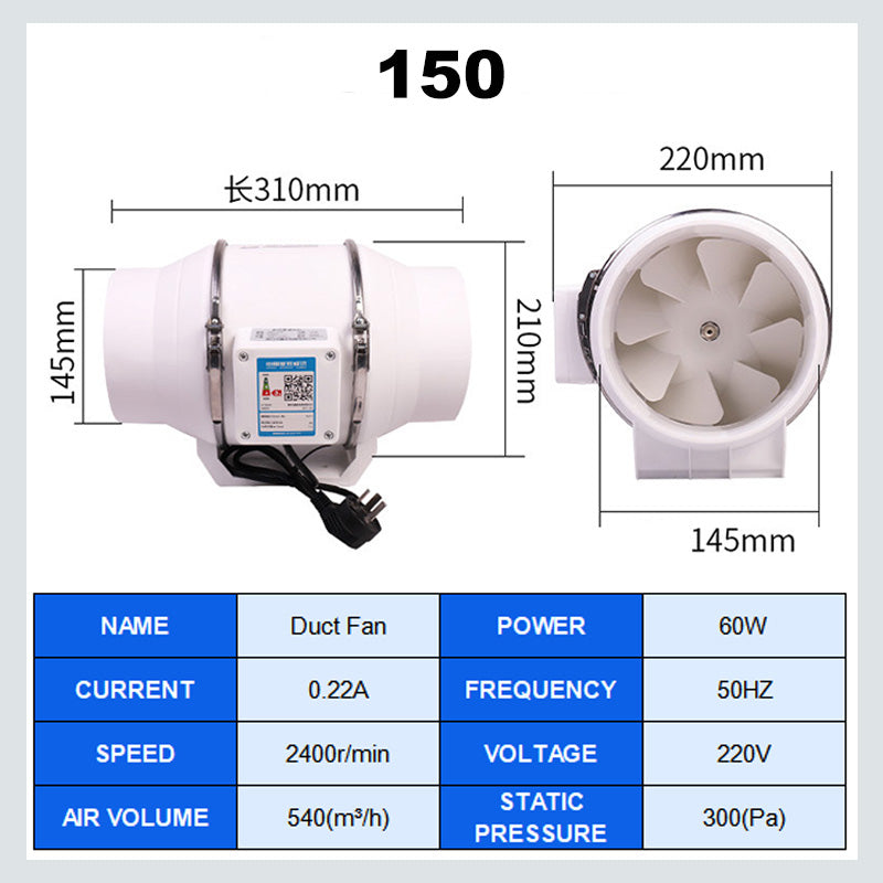 Frendorf | AeroFlow Leistungsstarker Ventilator – Effektive Luftzirkulation und Maximale Frische
