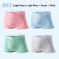 Frendorf | 4 Stück Herren Eis-Satin Antibakterielle Atmungsaktive Boxershorts