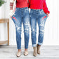 Frendorf | Zerrissene Jeans mit Distressed-Effekt und Bauchkontrolle