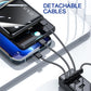 Frendorf | Schnelllade 20000mAh Mini Powerbank mit integrierten Kabeln