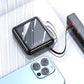 Frendorf | Schnelllade 20000mAh Mini Powerbank mit integrierten Kabeln