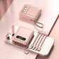 Frendorf | Schnelllade 20000mAh Mini Powerbank mit integrierten Kabeln