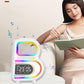 Frendorf | BrightB - LED-Buchstabenlampe B mit Uhr und Regal