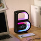 Frendorf | BrightB - LED-Buchstabenlampe B mit Uhr und Regal