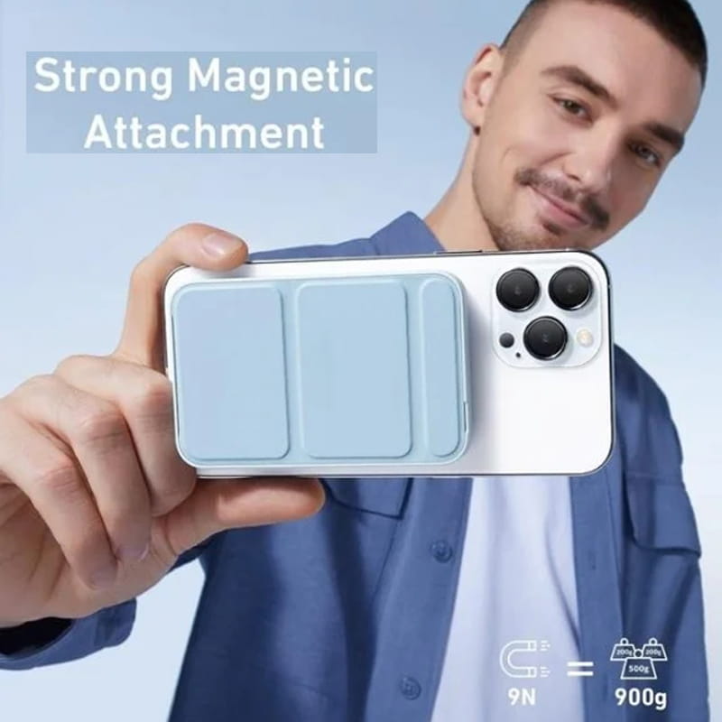 Frendorf | Mini tragbare drahtlose magnetische Powerbank mit Ständer
