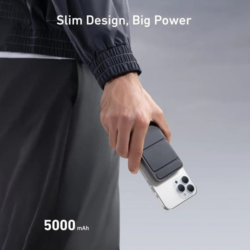 Frendorf | Mini tragbare drahtlose magnetische Powerbank mit Ständer