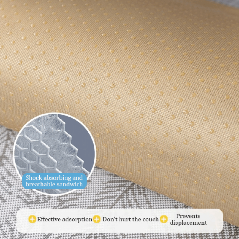 Frendorf | ❄️Sommerliches Anti-Falten-Sofakissen aus Eisseide🛋️