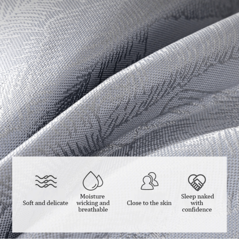 Frendorf | ❄️Sommerliches Anti-Falten-Sofakissen aus Eisseide🛋️