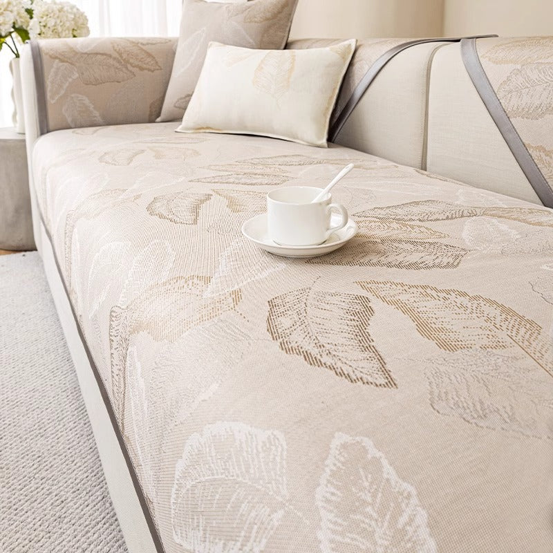 Frendorf | ❄️Sommerliches Anti-Falten-Sofakissen aus Eisseide🛋️