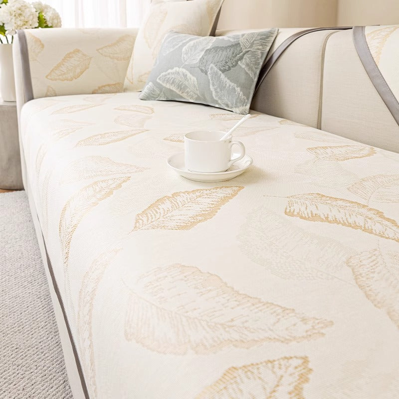 Frendorf | ❄️Sommerliches Anti-Falten-Sofakissen aus Eisseide🛋️