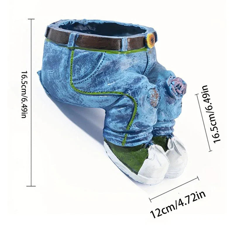 Frendorf | BloomPants – Kreatives 3D-Denim-Blumentopf-Design
