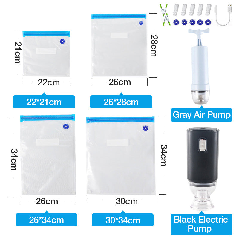 Frendorf | FreshLock – Küchen-Vakuumversiegelungsbeutel-Set für maximale Frische
