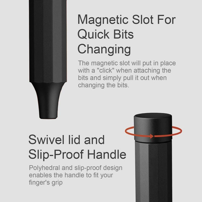 Frendorf | 24-in-1 Präzisions-Schraubendreher-Set mit S2-Stahl, magnetischer Aufbewahrung und ergonomischem Griff