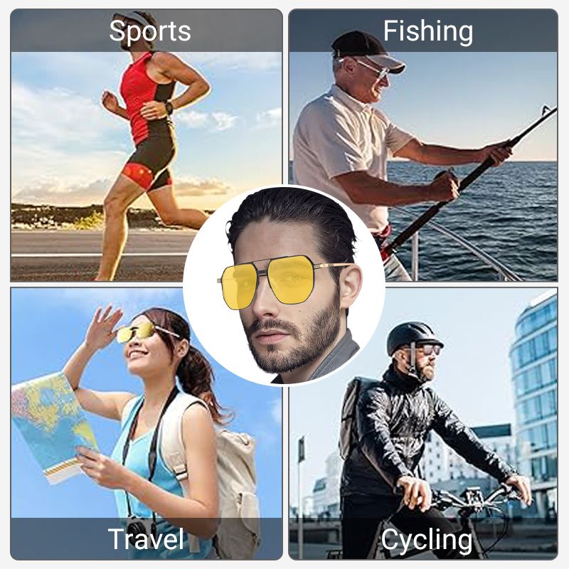 Frendorf | 3 in 1 Vintage Magnetclip Sonnenbrillen