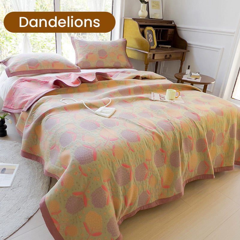 Frendorf | Multifunctional Two-Sided and Printed Cotton Towel Blanket