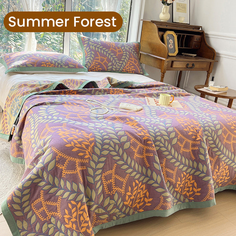 Frendorf | Multifunctional Two-Sided and Printed Cotton Towel Blanket