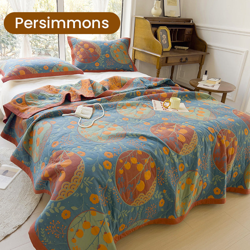 Frendorf | Multifunctional Two-Sided and Printed Cotton Towel Blanket