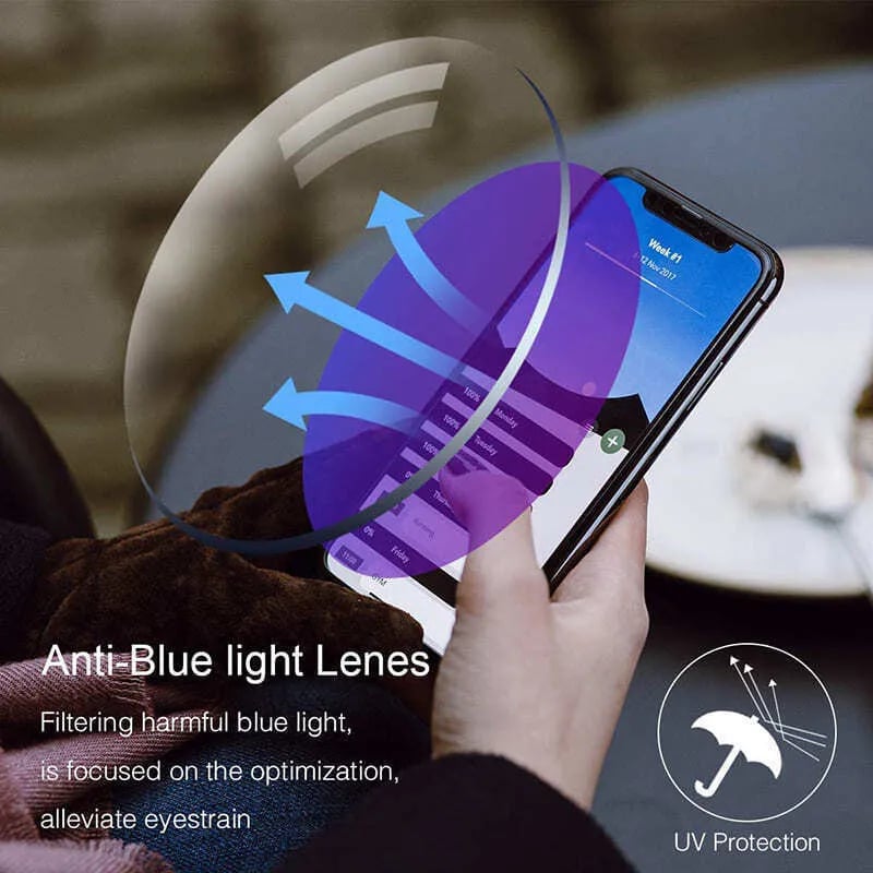 High Hardness Anti-Blau Progressive Fern-und Nahbereich Dual-Use Lesebrille