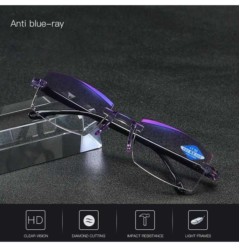 High Hardness Anti-Blau Progressive Fern-und Nahbereich Dual-Use Lesebrille