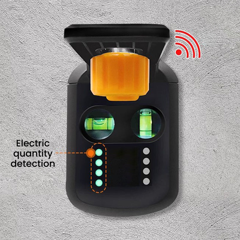 Frendorf | 2-in-1 Elektrischer Bohrer Bit Reiniger und Wasserwaage – Kompakt, Präzise und Vielseitig