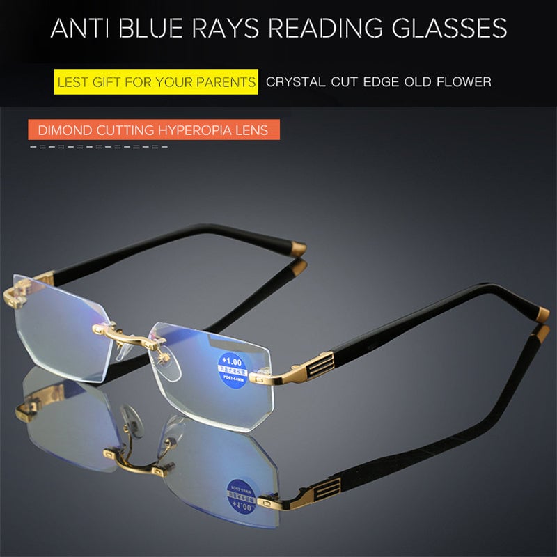 Frendorf | Saphir hohe Härte Anti-Blau progressive Fern-und Nah-Doppelt-Nutzung-Lesebrille