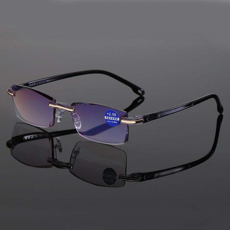 Frendorf | Saphir hohe Härte Anti-Blau progressive Fern-und Nah-Doppelt-Nutzung-Lesebrille