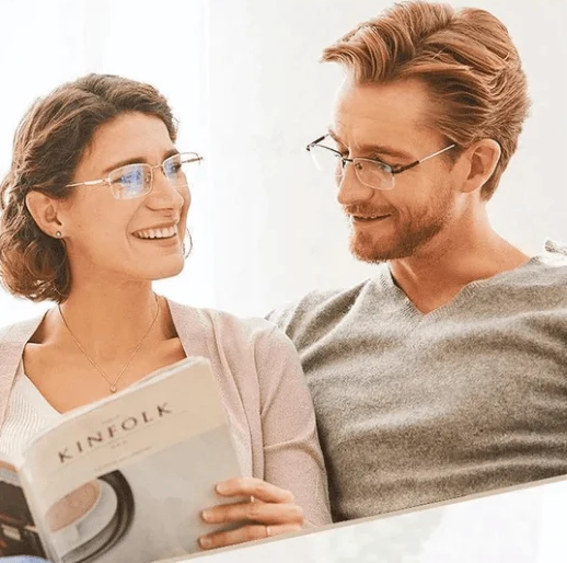 Frendorf | Saphir hohe Härte Anti-Blau progressive Fern-und Nah-Doppelt-Nutzung-Lesebrille