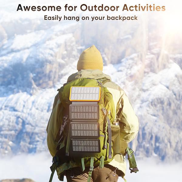 Frendorf | 25000mAh Hochleistungs-Solar-Powerbank - Schnellladung