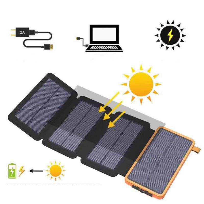 Frendorf | 25000mAh Hochleistungs-Solar-Powerbank - Schnellladung