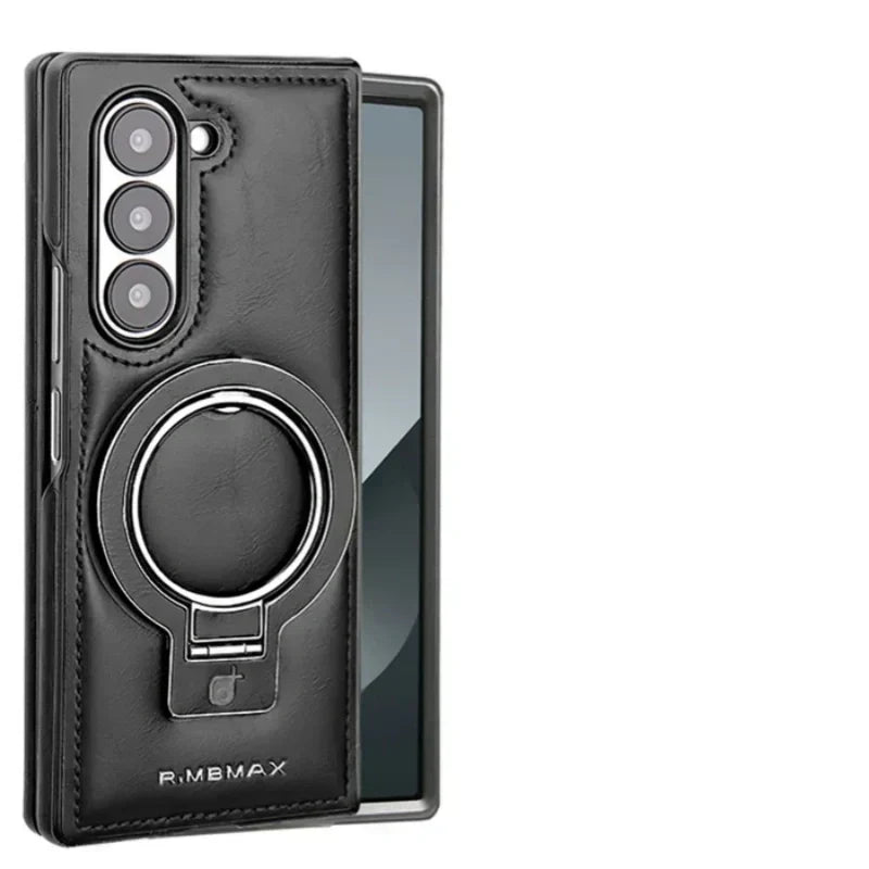Frendorf | Premium PU-Leder magnetische Hülle mit Standfuß für Samsung Fold 3/4/5/6