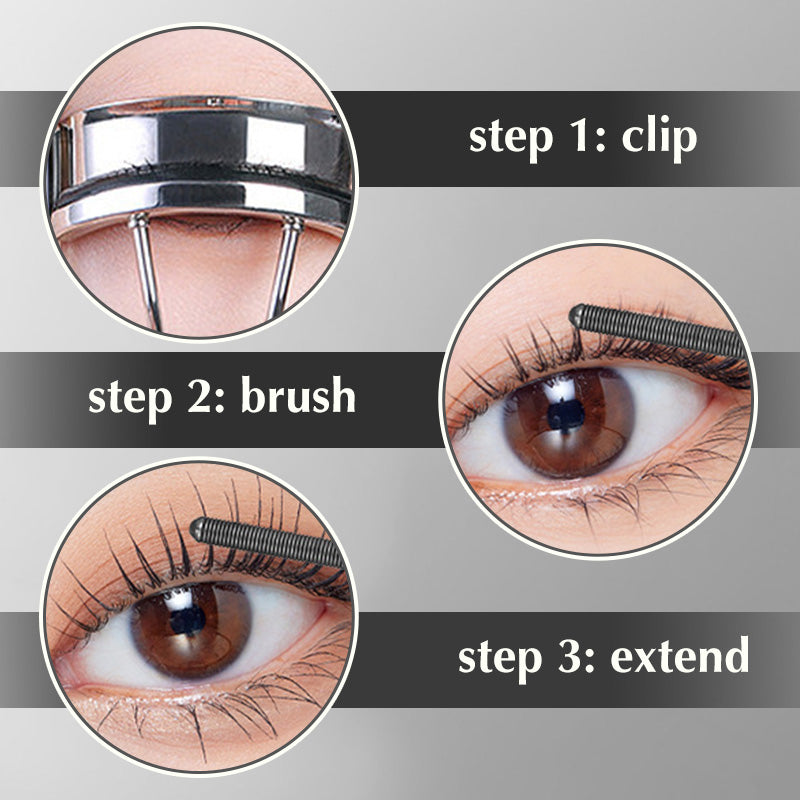 Frendorf | 3D Curling Metall-Wickler-Mascara - Wasserdicht & Langanhaltend