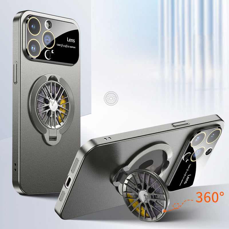 Frendorf | 2024 Neueste Stress Relief Spinning Gyroskop Handyhülle (kompatibel mit iPhone)