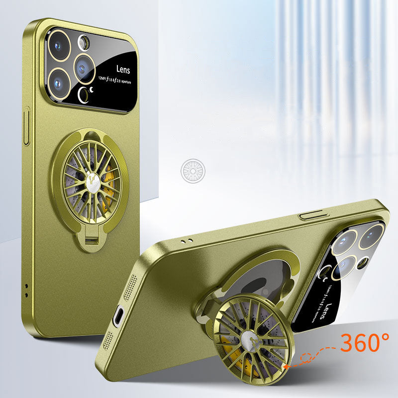 Frendorf | 2024 Neueste Stress Relief Spinning Gyroskop Handyhülle (kompatibel mit iPhone)