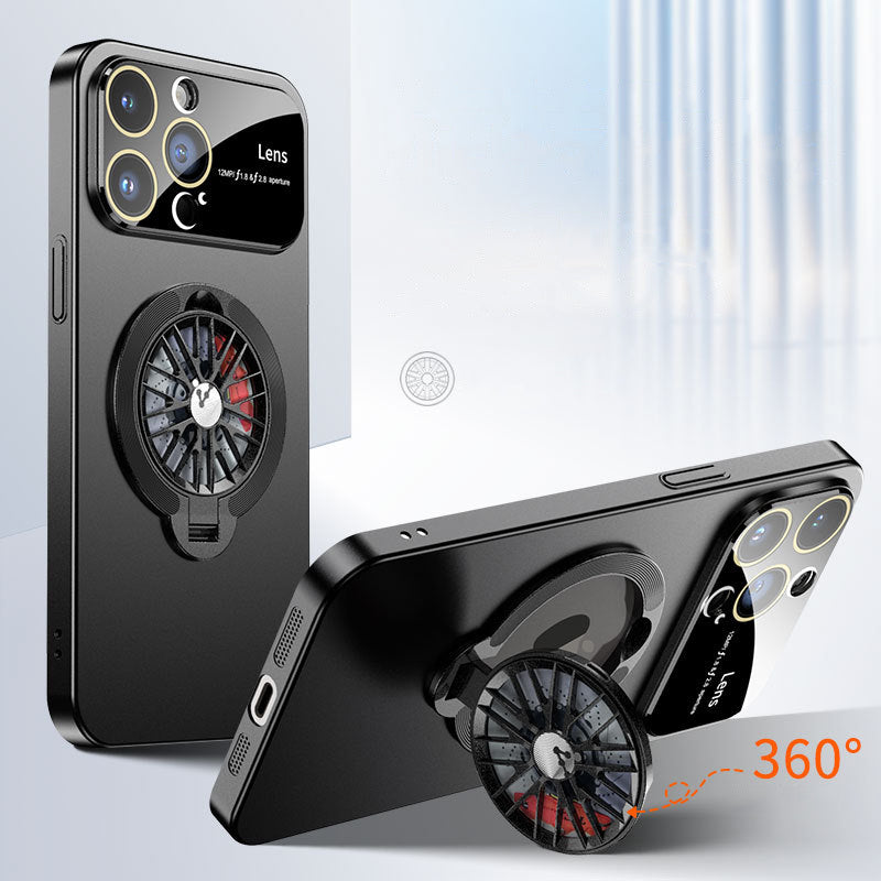 Frendorf | 2024 Neueste Stress Relief Spinning Gyroskop Handyhülle (kompatibel mit iPhone)