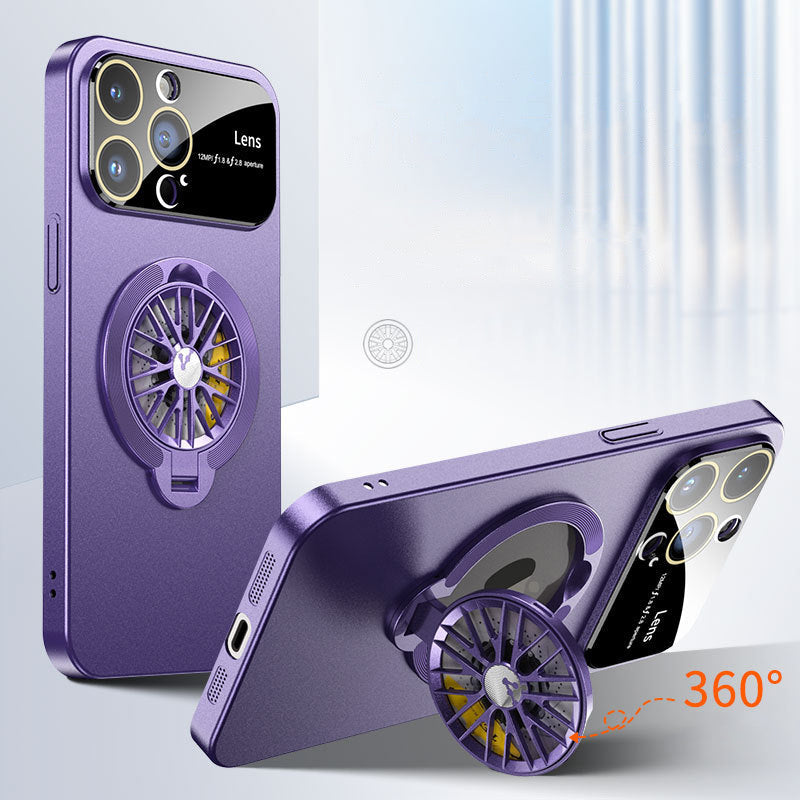 Frendorf | 2024 Neueste Stress Relief Spinning Gyroskop Handyhülle (kompatibel mit iPhone)