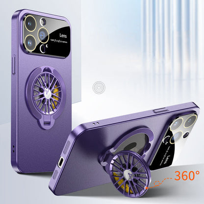 Frendorf | 2024 Neueste Stress Relief Spinning Gyroskop Handyhülle (kompatibel mit iPhone)