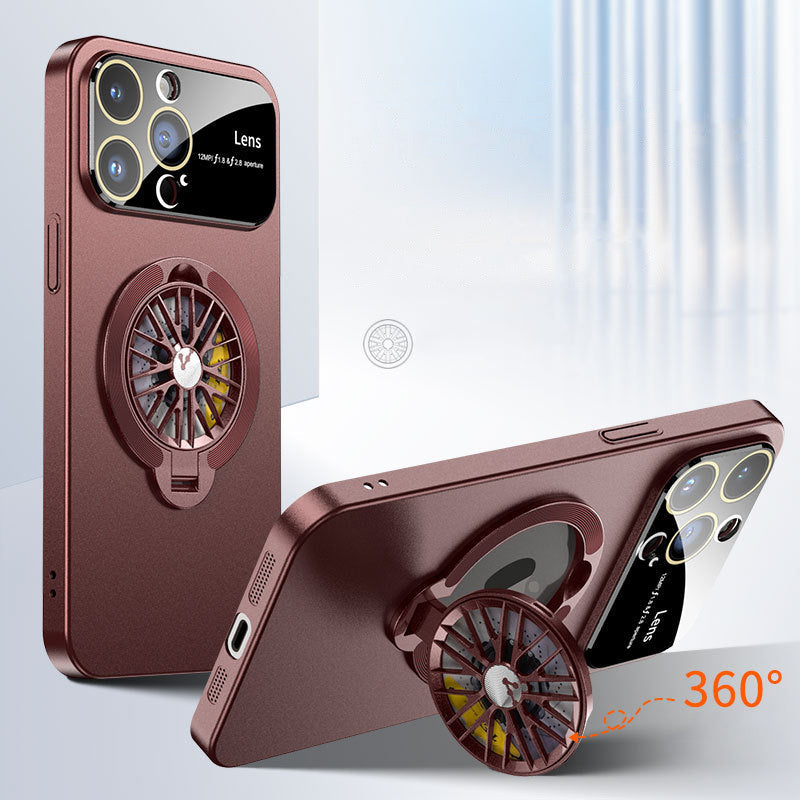 Frendorf | 2024 Neueste Stress Relief Spinning Gyroskop Handyhülle (kompatibel mit iPhone)