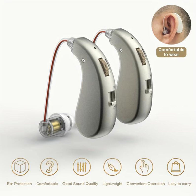 Frendorf | USB wiederaufladbares Bluetooth Hörgerät Kopfhörer für Senioren