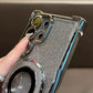 Frendorf | Glitzer Linsen Schutz Magnetische Telefonhülle mit Ständer