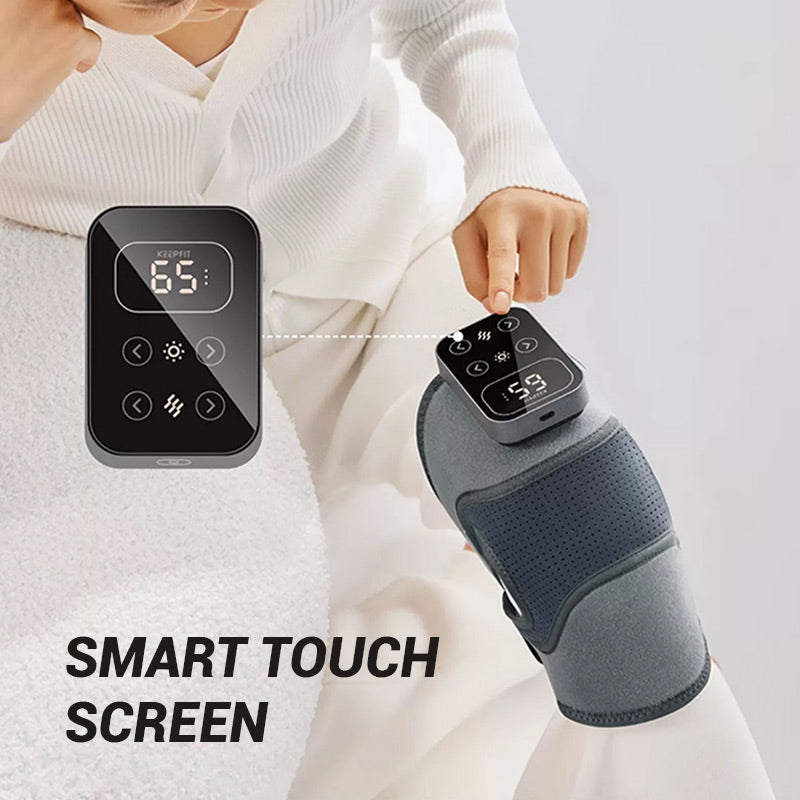 Frendorf | Beheizte Kniebandage mit Massage | Verstellbare thermische & Vibrationsunterstützung | USB/Wandbetrieben