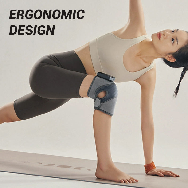 Frendorf | Beheizte Kniebandage mit Massage | Wärmetherapie & Vibrationsmodi | USB/Netzadapter | Verstellbar & Atmungsaktiv