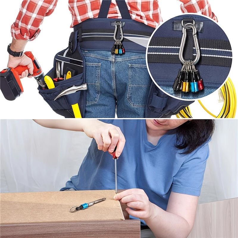 Frendorf | 1/4" Sechskantschraubendreher-Bit-Halter Schlüsselringe