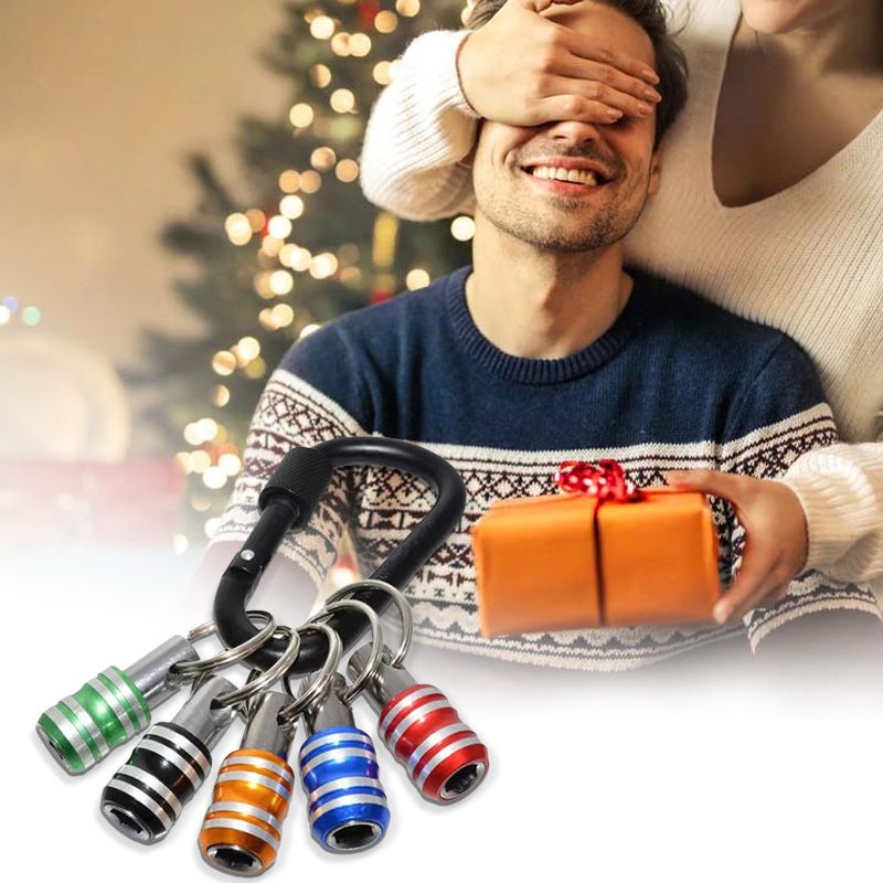 Frendorf | 1/4" Sechskantschraubendreher-Bit-Halter Schlüsselringe