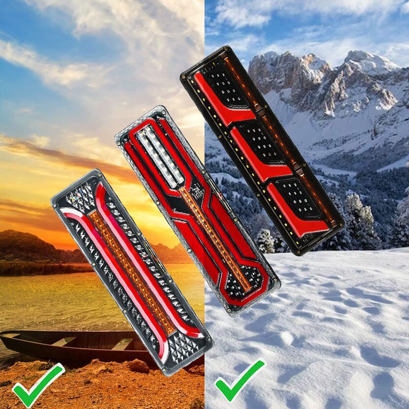 Frendorf | 2 leistungsstarke LED-Rücklichter für Lastwagen