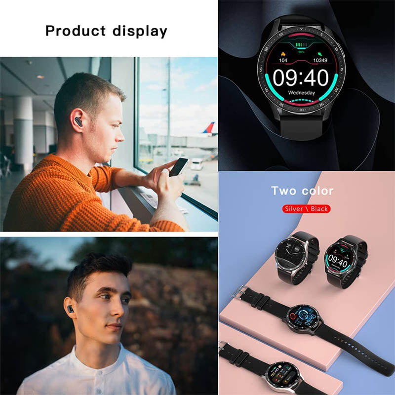 Frendorf | 2-in-1 Smartwatch mit Earbuds (Für iPhone & Android)
