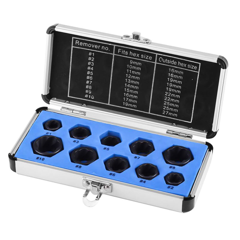 Frendorf | 10er Set mit Schraubenausdreher für beschädigte Schrauben