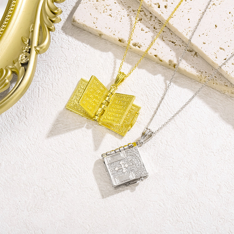 Frendorf | Öffbare Bibel-Halskette für Männer und Frauen