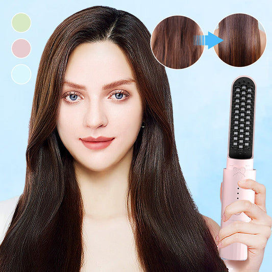 Frendorf | 2-in-1 Haarkamm - Effizientes Glätten und Locken für Perfektes Styling