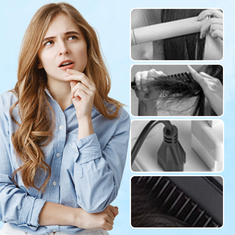 Frendorf | 2-in-1 Haarkamm - Effizientes Glätten und Locken für Perfektes Styling